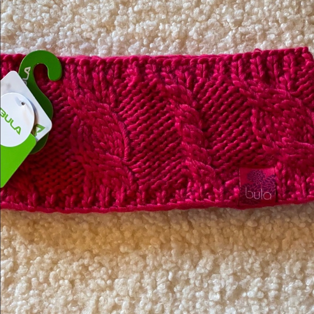 Hot pink Bula fleece insulated headband - Picture 1 of 8